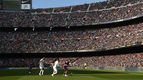 Estadio del Camp Nou durante Barcelona vs. Real Madrid.