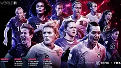 Tres sudamericanas entre las 23 mejores de FIFPRO y FIFA