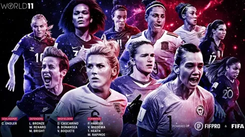 Tres sudamericanas entre las 23 mejores de FIFPRO y FIFA