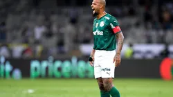 Felipe Melo como capitán de Palmeiras.