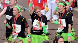 Celebrities Take Part In The Virgin London Marathon 2010