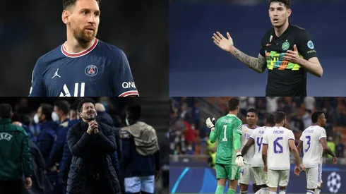 Lionel Messi y algunos de los protagonistas de los octavos de final de la Champions League.