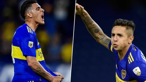 Cristian Pavón y Agustín Almendra.
