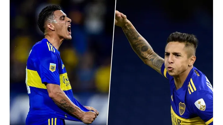 Cristian Pavón y Agustín Almendra.