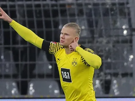 Laporta se reunió con Raiola por Erling Haaland