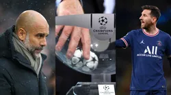 Pep Guardiola, Lionel Messi y el sorteo de la UEFA Champions League.