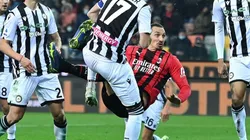 Zlatan en gol con Milan.