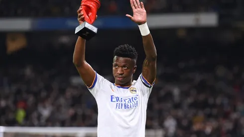 Vinícius se llevó una ovación del Bernabéu en el derbi.