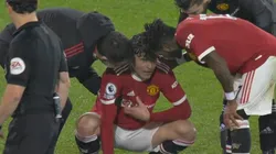 Victor Lindelof asustó a todos en Carrow Road.