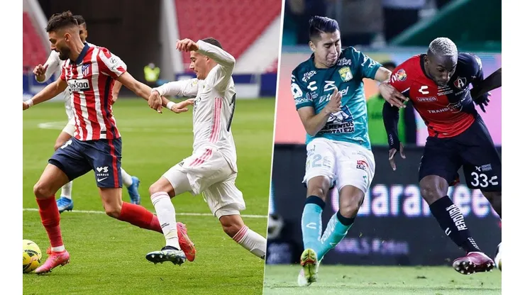 Derbi madrileño y final en México. Fútbol del bueno.