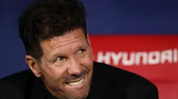 Diego Simeone, entrenador del Atlético de Madrid.