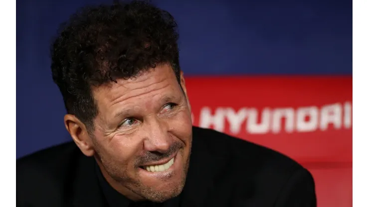 Diego Simeone, entrenador del Atlético de Madrid.
