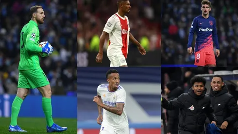 Algunas de las figuras de la sexta jornada de la UEFA Champions League.