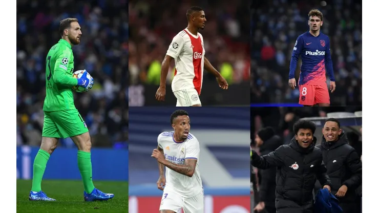 Algunas de las figuras de la sexta jornada de la UEFA Champions League.