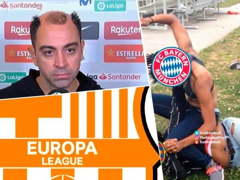 Barcelona bajó a la Europa League y las redes se llenaron de memes contra el equipo de Xavi