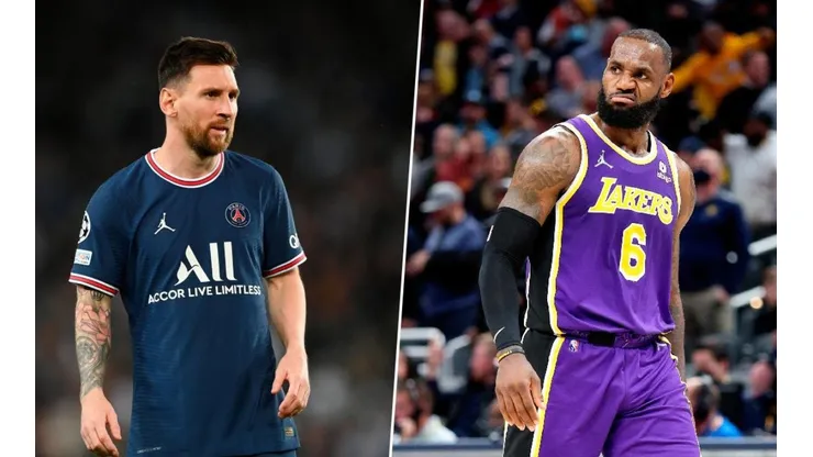 Lionel Messi y LeBron James.