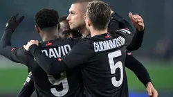 Festejo de gol de Lille.