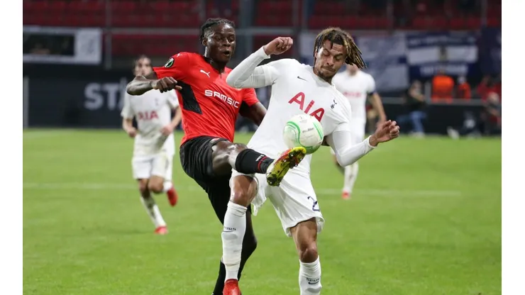 Imágenes del último Rennes vs. Tottenham por la Conference League.