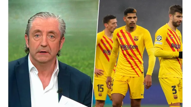 Josep Pedrerol se lamentó de la eliminación de Barcelona.