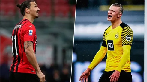 Zlatan Ibrahimovic y Erling Haaland, dos de los grandes ausentes en octavos.