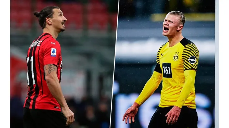 Zlatan Ibrahimovic y Erling Haaland, dos de los grandes ausentes en octavos.