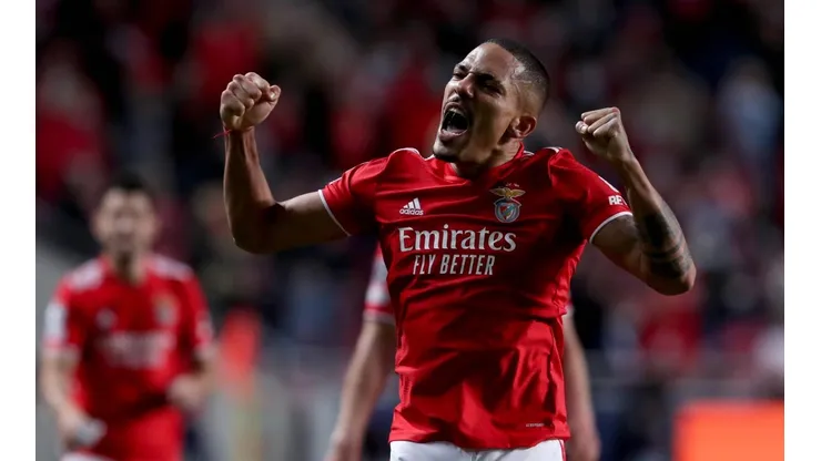 Gilberto, el autor del segundo gol de Benfica.