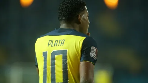 Gonzalo Plata en un encuentro de las Eliminatorias rumbo al Mundial.