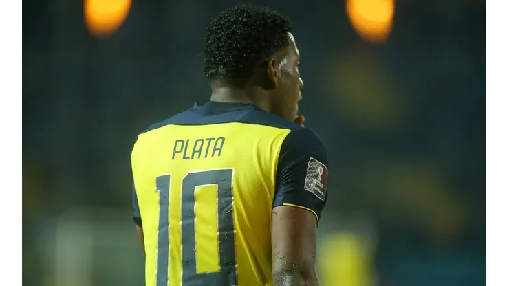 Gonzalo Plata en un encuentro de las Eliminatorias rumbo al Mundial.