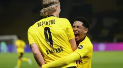 Erling Haaland y Jude Bellingham en un encuentro con Borussia Dormtund.