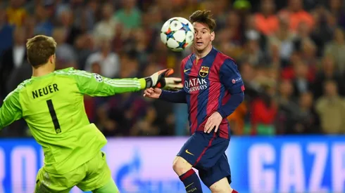 Barcelona y Bayern Múnich en la Champions de 2015.