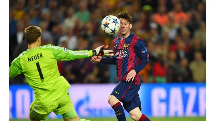 Barcelona y Bayern Múnich en la Champions de 2015.