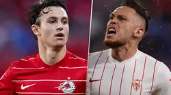 Salzburgo vs. Sevilla por la Champions League (Fotos: Getty).