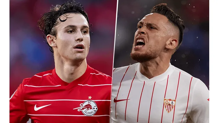 Salzburgo vs. Sevilla por la Champions League (Fotos: Getty).