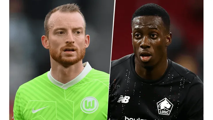 Wolfsburgo vs. Lille por la Champions League (Fotos: Getty).