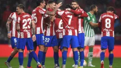 Jugadores del Atlético de Madrid.