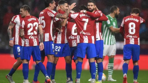 Jugadores del Atlético de Madrid.