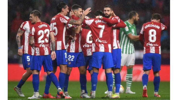 Jugadores del Atlético de Madrid.