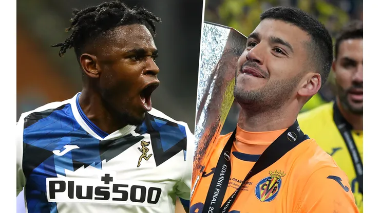 Atalanta vs. Villarreal por la Champions League (Fotos: Getty).