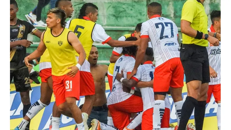 Festejo de ascenso de Unión Magdalena.