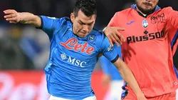 Chucky Lozano con Napoli.