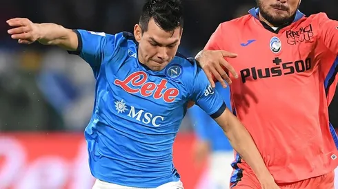Chucky Lozano con Napoli.