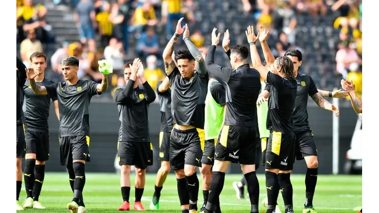 Festejo de Peñarol.