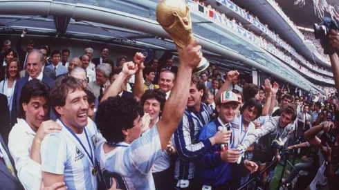 Maradona marcó ocho tantos en Mundiales (Getty images).