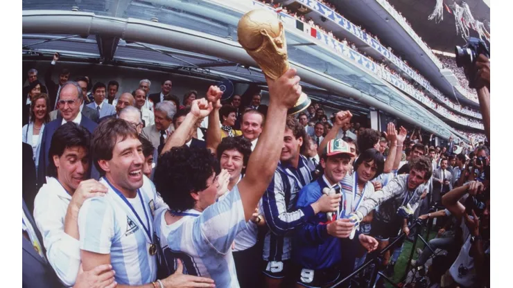 Maradona marcó ocho tantos en Mundiales (Getty images).