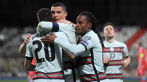 Jugadores de la selección de Portugal.