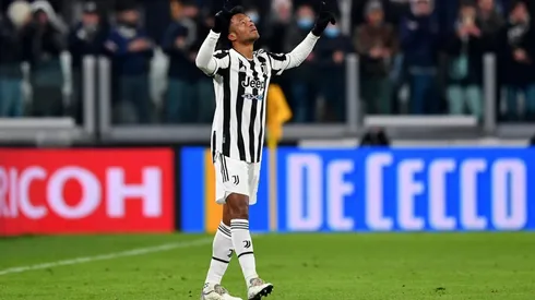 Juan Cuadrado, el autor del primer gol de Juventus.