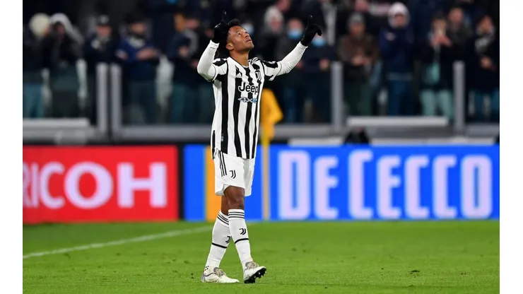 Juan Cuadrado, el autor del primer gol de Juventus.