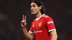 Edinson Cavani, delantero del Manchester United.