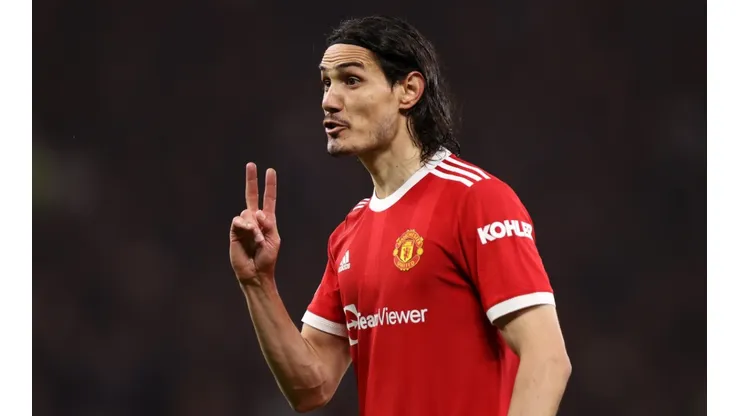 Edinson Cavani, delantero del Manchester United.