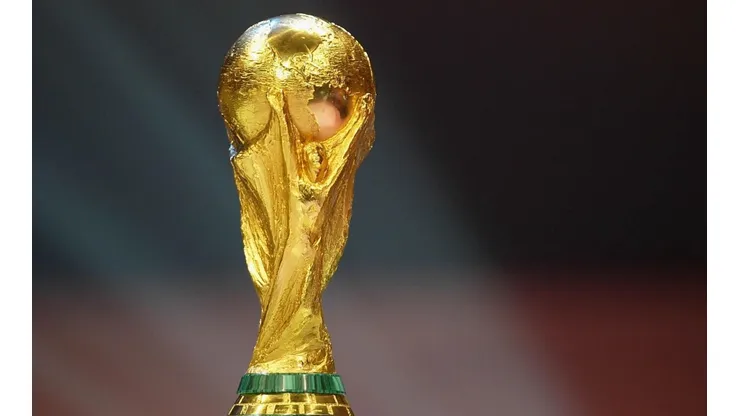 El actual trofeo de la Copa del Mundo (Getty images).